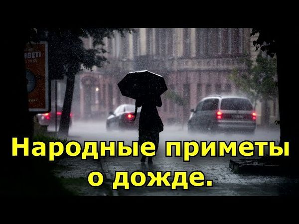 Народные приметы о дожде-ливне, грозах и молнии