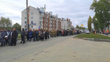 Цивильск. Похороны воина - десантника