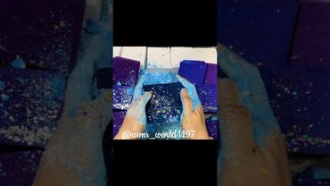 Vivid Blue #relax #crushingtime #slime #oddlysatisfying #satisfying #soap #18k