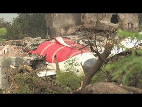 Wreckage of Air India plane after deadly crash | AFP