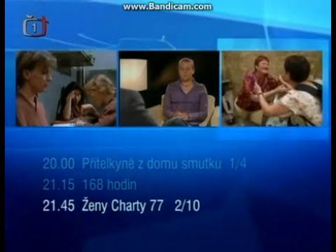 ČT1 začátek + konec reklamy + upoutávka 13. ledna 2007