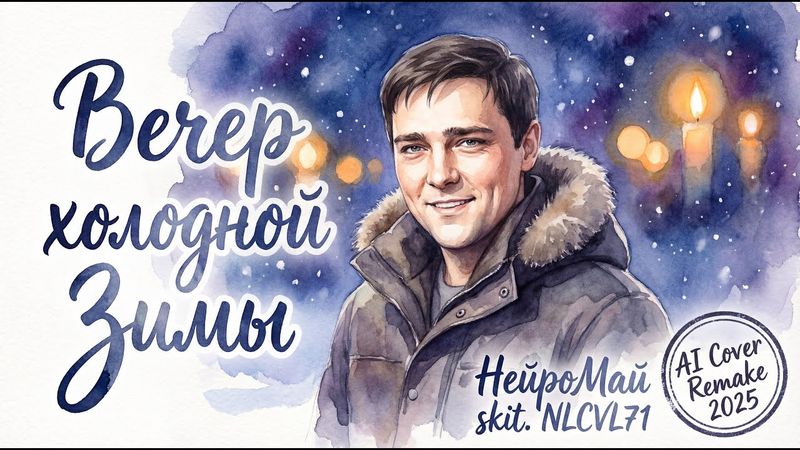 НейроМай skit. NLCVL71 — Вечер холодной Зимы | Хит в стиле Ласковый Май (AI Cover Remake 2025)