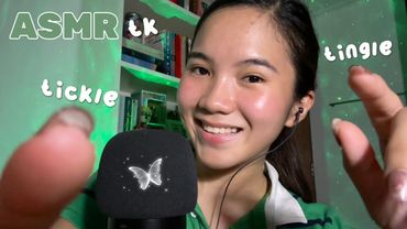 ASMR | TICKLES AND TINGLES!👇🏼👆🏼 | Fast TINGLY Word Repitition (“tk” sounds)