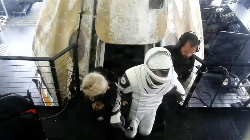 Four astronauts return home from space station after successful splashdown | AFP