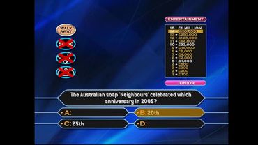 Who Wants To Be A Millionaire? (UK) - DVD Game - 4th Edition [4 Players - Junior - Entertainment]