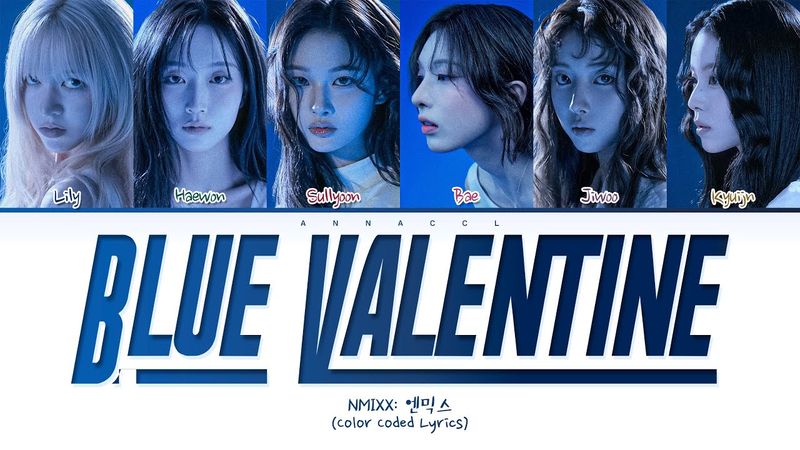 NMIXX Blue Valentine (Перевод на русский) (Color Coded Lyrics)