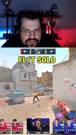 Флит соло на мажоре #counterstrike2 #major #cs