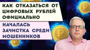 Как оформить отказ от цифровых рублей | Начались посадки (не)людей, обманывающих нас на деньги