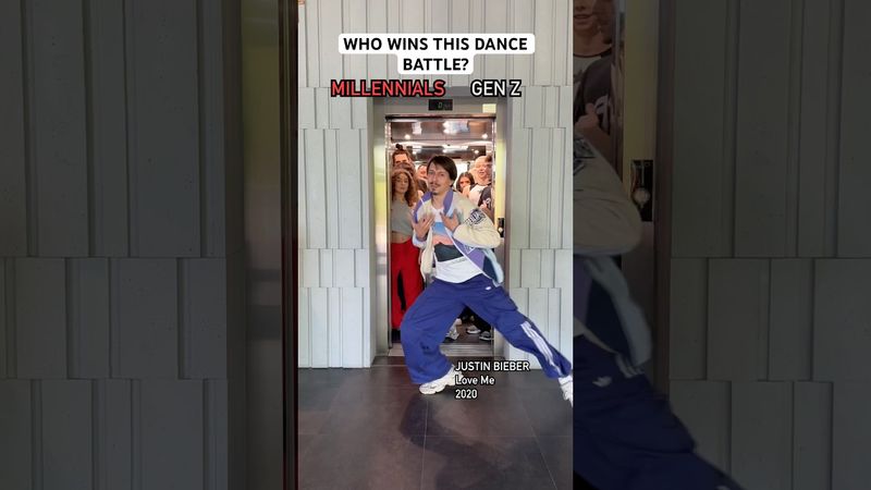 WHO WINS THIS DANCE BATTLE?💥 MILLENNIALS VS GEN Z💃🕺 #dancevideo #dance #piotrovscy