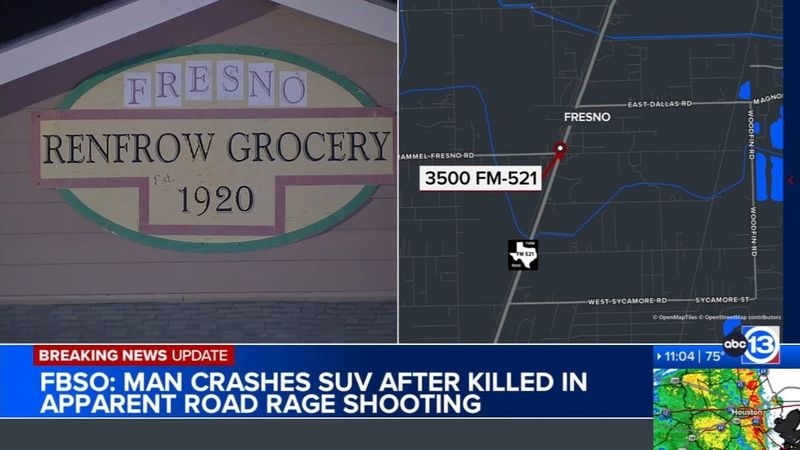 Fort Bend County Sheriff's Office investigating apparent road rage shooting that left man dead