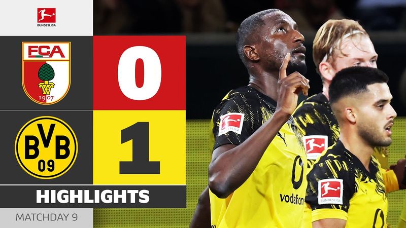 FC AUGSBURG - BORUSSIA DORTMUND | Highlights | Matchday 9 – Bundesliga 2025/26