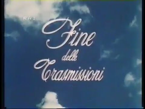 Диктор и конец эфира (RAIUNO Италия,24.04.1982)