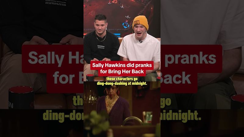 Ding-dong ditching with Sally Hawkins