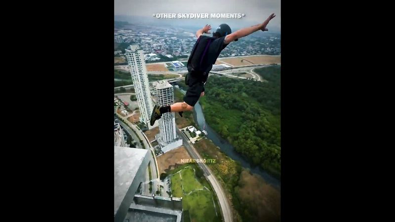 Bro literally throw the parachute🪂💀