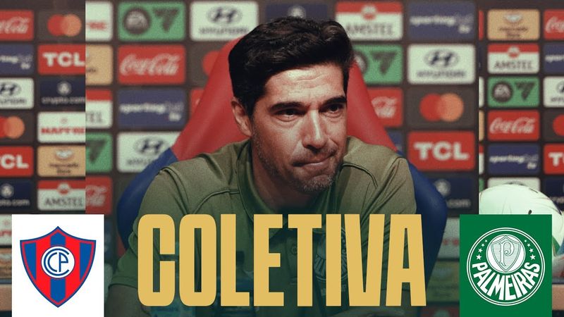 COLETIVA ABEL FERREIRA | CERRO PORTEÑO 0 X 2 PALMEIRAS | LIBERTADORES 2025