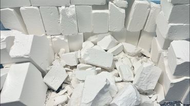 40 Fresh Blocks Mass Crush | ASMR