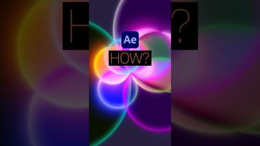 Как создать анимацию светящегося цветка в After Effects