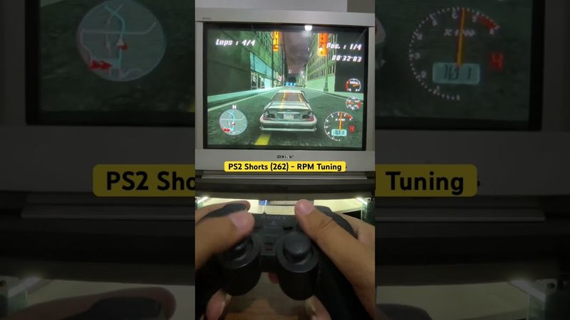 Another illegal street race racing game that featuring real life vehicles #ps2 #shorts