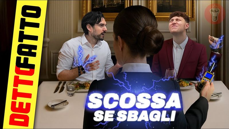 Imparate il Galateo ma Ogni Volta che Sbagliate SCOSSA⚡️ft il Rosso - Detto Fatto Galateo - theShow