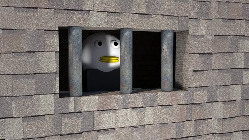 Гусь в тюрьме