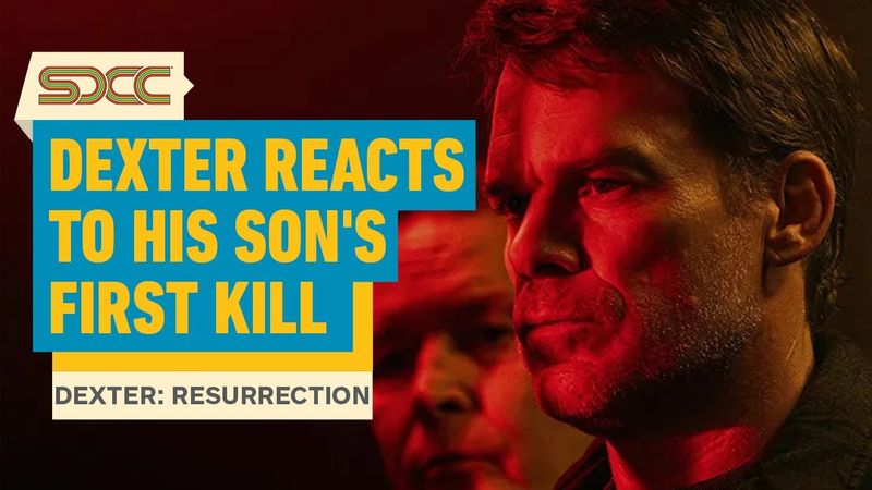 Dexter Reacts to His Son's First Kill | SDCC 2025