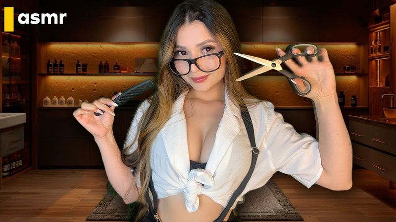 Te Corto el Pelo y Te Hago Sentir Como mi Rey 👑 | Barbería ASMR
