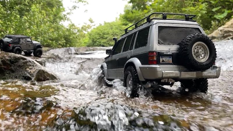 Traxxas TRX4 Mitsubishi Pajero & Axial SCX10 III Wrangler Rubicon JK Off-road Trail 4X4 Rc Car