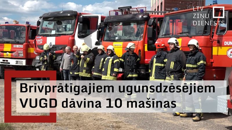 Brīvprātīgo ugunsdzēsēju mašīnas – nereti vēl no padomju laikiem