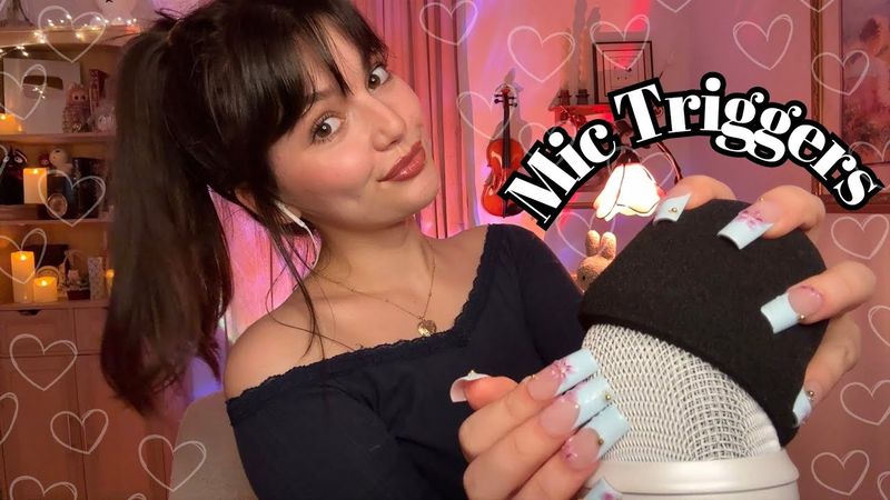 Intense Fast and Aggressive ASMR Mic Triggers (Bare, Foam, Fluffy Covers) Mic Scratching, Pumping, +