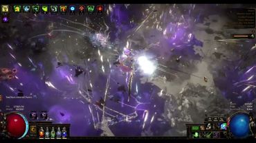 1 Billion DPS with Explodey Chest Min-maxed Vaals to the Wall KBoC Path of Exile 1 3.26 Map Showcase