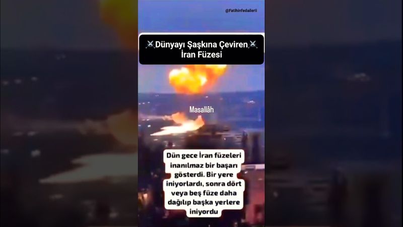 İranın Bu Füzesini Görmüşmüydünüz? Harika Birşey👏Dünya Roket Harbine İsmini Yazdırdı Hamanei..😇