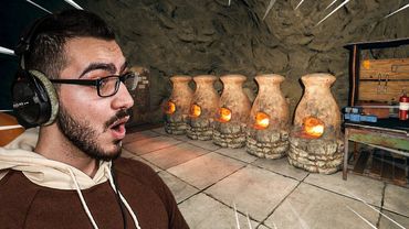 بناء البيت الاسطوري داخل الكهف على الجزيرة  | مغامرات راست #1