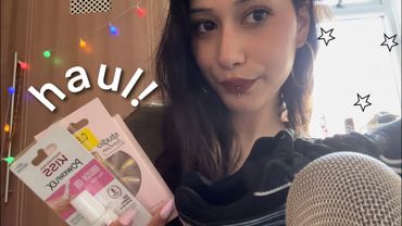 ASMR Mic Scratching + Haul with Mouth Sounds ~ Fast + Aggressive 