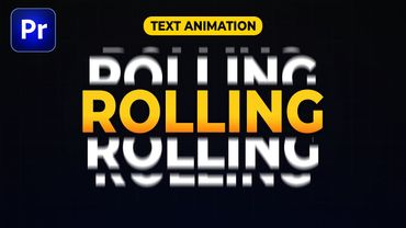 Rolling Text Animation in Adobe Premiere Pro | Scrolling Effect
