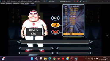 Chi Vuol Essere Milionario Party Edition Italy Version (PSP Sony PlayStation Portable) PPSSPP Win 11