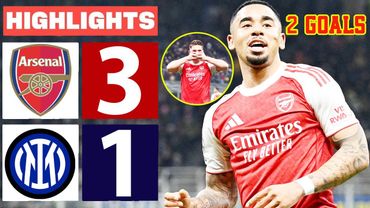 Arsenal vs Inter Milan 3-1 Highlights & All Goals 2026 🔥 Gabriel Jesus 2 Goals