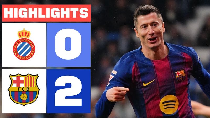 RCD ESPANYOL 0 - 2 FC BARCELONA | RESUMEN LALIGA EA SPORTS