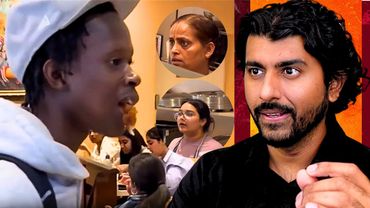 man eats chicken in hindu temple to piss off hindus