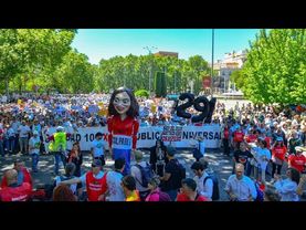 Tens of thousands protest in Madrid against healthcare privatisation