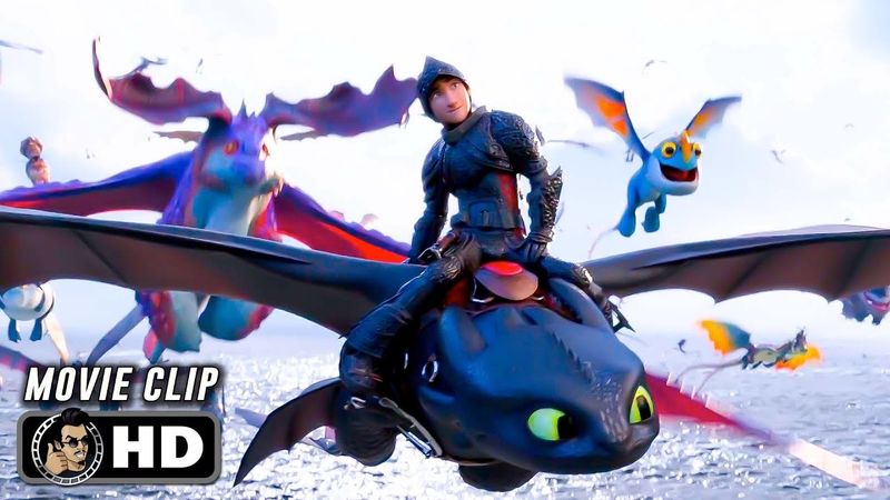 Too Many Dragons Scene | HOW TO TRAIN YOUR DRAGON: THE HIDDEN WORLD (2019) Movie CLIP HD