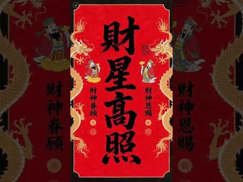 《财星高照》接了！转发！功德无量！#正能量 #国学文化 #手机壁纸 #手机屏保 #壁纸 #財運 #運勢 #風水 #命理 #文字的力量
