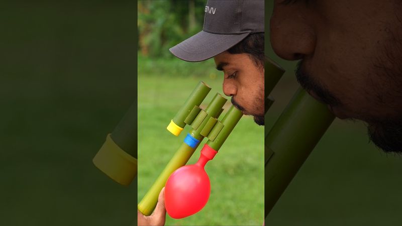 DIY Bamboo Creations with new Three Clour Balloone Slingshots #Bamboo #Bambooart
