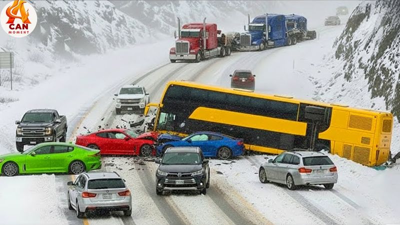 Urban Winter Nightmares Caught on Camera #8 - Extreme Dangerous Plow Truck Fails