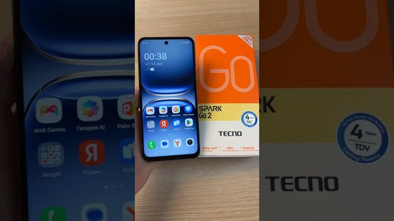 ТОП-5 ПЛЮСОВ TECNO SPARK GO 2