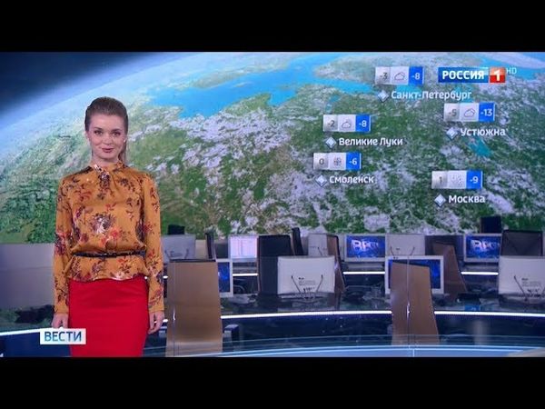 Виктория Черникова - "Вести. Погода" (20.03.18)
