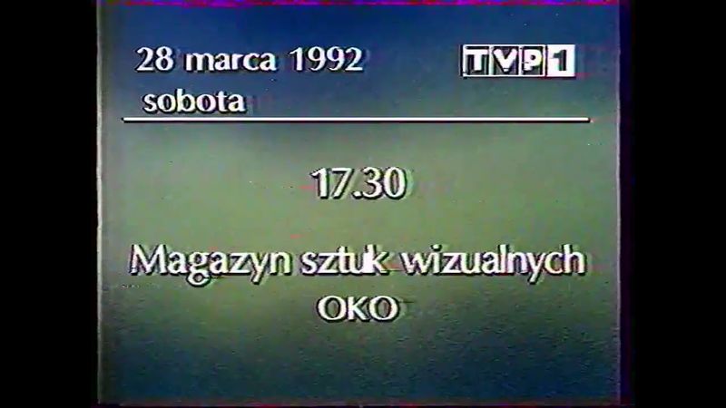 Конец эфира (TVP 1 Польша, 28.03.1992)