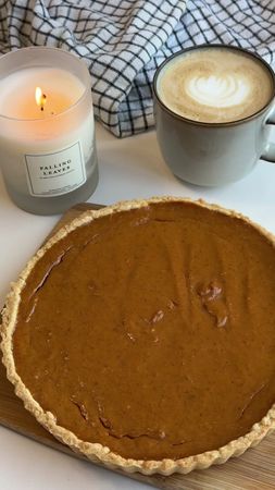 Тыквенный пирог 🥧  Ингредиенты для теста: - 170 г муки - 85 г холодно...