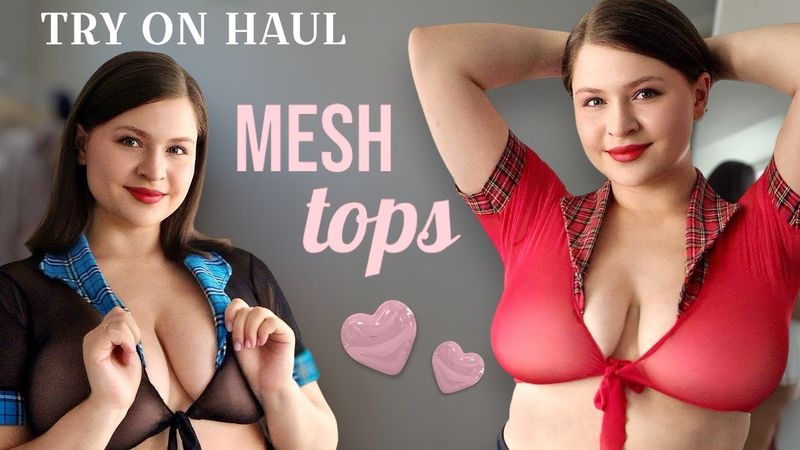 [4K] Tina Angel’s Transparent Outfit Try-On: Daring & Elegant Choices