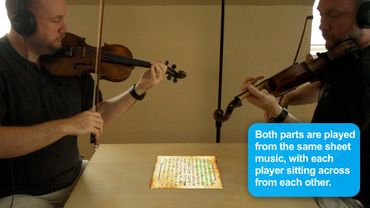 The Mirror Duet/Der Spiegel Duet/Tabletop Duet/Vier Spiegelkanons—I. Allegro (Att. Mozart)