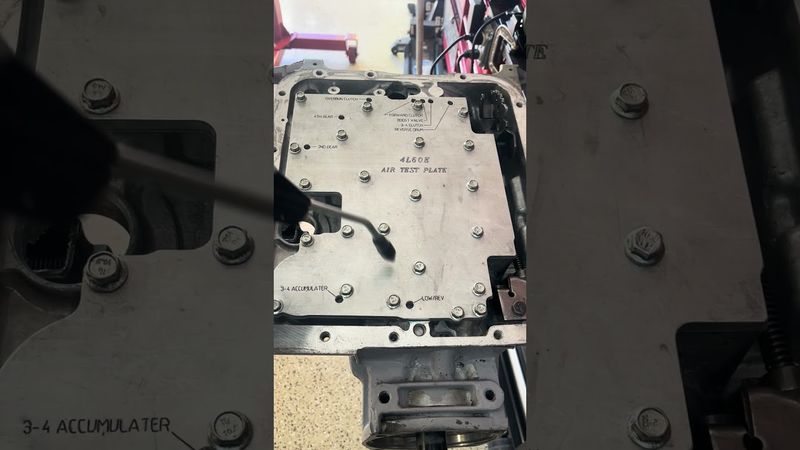 4L60E Case Air Test Plate #4l60e #transmissionrebuild #chevrolet